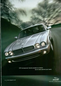 JAGUAR Car Magazine Print Ad XJ 2000 1pg de colección 2001 - Imagen 1 de 1