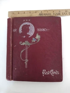 Viktorianisches Postkartenalbum * LEER - Bild 1 von 5