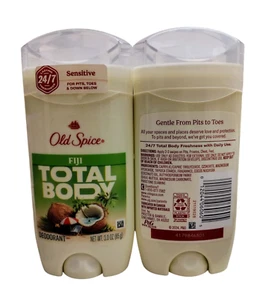 Old Spice Deodorant Whole Body for Men Total Body Fiji Scent 3 oz - Picture 1 of 4