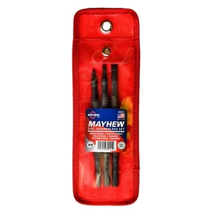 Mayhew 3pc Hammerless Center Punch Chisel Pin Punch Set 89021 Made in USA - Picture 1 of 2
