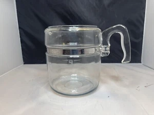 VINTAGE PYREX FLAMEWARE GLASS PERCOLATOR 9 CUP COFFEE POT 7759-B CARAFE ONLY - Picture 1 of 10