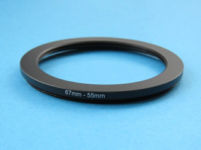 67mm to 55mm Stepping Step Down Ring Camera Lens Filter Adapter Ring 67-55mm - Image 1 of 2