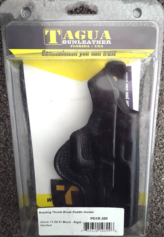 Funda de paleta giratoria Tagua PD1R-300 negra para Glock 17/22/31 diestro Foto 1 de 1