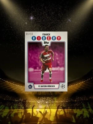 Franck Ribery 01/10 - Topps Lost Rookie - Wave 3 - FC Bayern Monaco - Bild 1 von 4