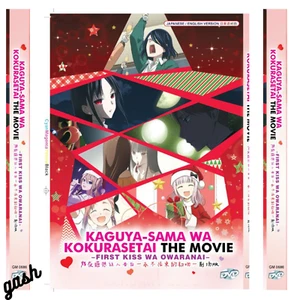 New Dvd Kaguya Sama Kokurasetai First Kiss Wa Owaranai English Dub The Movie - Picture 1 of 7