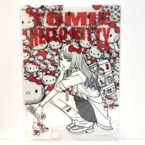 Carpeta de archivos transparente Junji Ito Sanrio personajes Gal Tomie Hello Kitty 2024 limitada - Imagen 1 de 10