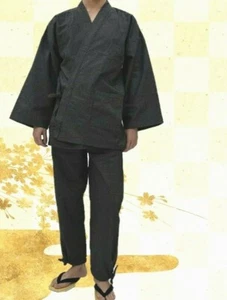 Japanese SAMUE Men's Traditional work Kimono wear JAPAN 100% cotton high quality - Picture 1 of 9