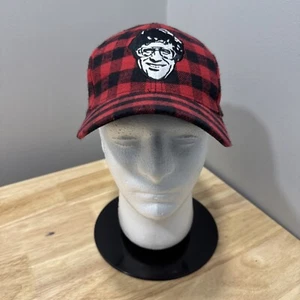Smokes Poutinerie Cap verstellbar rot schwarz Büffel kariert Mütze Kanada Souvenir - Bild 1 von 6