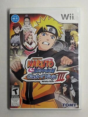 Naruto Shippuden Clash Ninja Revolution III Nintendo Wii 2009 Complete W/ Manual - Image 1 of 4