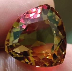 AAA+ Large Alexandrite 33.90 Ct. Trillion Cut Loose Gemstone Gift for Women/Her - Picture 1 of 7