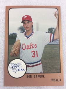 1988 Visalia Oaks-ProCards Minor League Baseball Card-Bob Strube