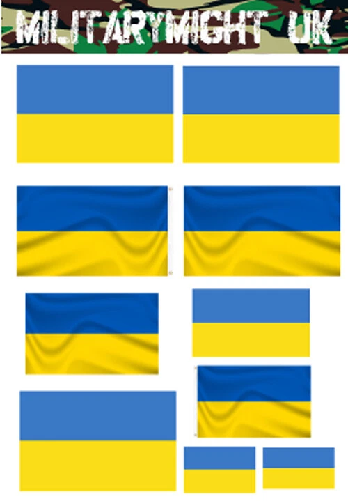 Figuren Flaggen Ukraine Diorama Modell RC Panzer im Maßstab 1:32 - 1:35