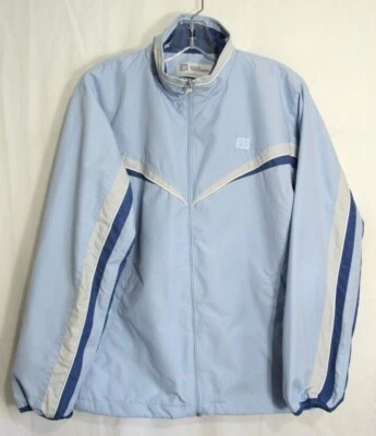 Chaqueta Wilson Azul Forrada Cremallera Completa Bolsillos Cordón Cintura Talla Mediana Nueva Sin Etiquetas Foto 1 de 3