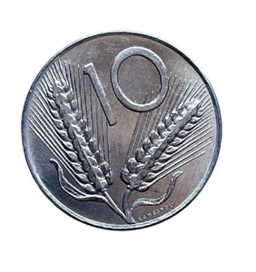 ITALIEN REPUBBLIC 10 LIRE SPIGA 19581 UNC (FDC) SCHÖNE MÜNZE, ANSEHEN - Bild 1 von 2