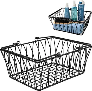 Twist Wire Basket for Organizing (Medium, Black) - Picture 1 of 7
