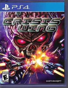CRISIS WING for PlayStation 4-Case, Disc & COA Pre-owned Excellent Condition - Picture 1 of 2