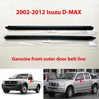 02-12 Genuine Isuzu D-MAX RA RC pickup front outer door belt weatherstrip seal - Image 1 of 4