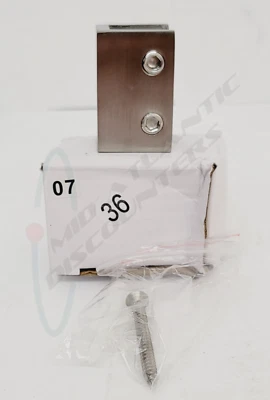 Dreamline Hinge Panel Glass Bracket for SHDR-AC2511-04 Brushed Nickel - Image 1 of 3