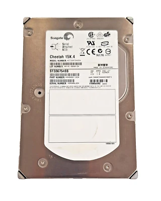 Seagate ST336754SS 36GB 15K RPM SAS 3.5" Hard Drive - Image 1 of 3