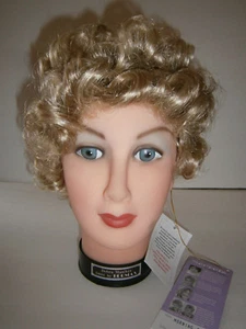 NWT Paula Young Morning Glory Size A Curly Short Wig Golden Wheat Honey Blonde - Picture 1 of 9