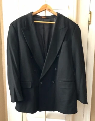 Nordstrom Classic Loro Piana 100% Cashmere Black Coat Jacket TT - Image 1 of 4