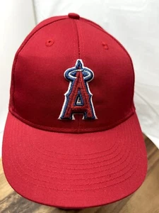 Team MLB Adult Los Angeles Angels Outdoor Baseball Hat Deep red Youth Adjustable - Picture 1 of 11