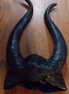 halloween Helmet Malficient Disney Sleeping Beauty. with horns - Picture 1 of 1