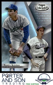 Tarjeta de béisbol Sandy Koufax 2018 Topps Gold Label Clase 2 #55 Los Angeles Dodgers - Imagen 1 de 2
