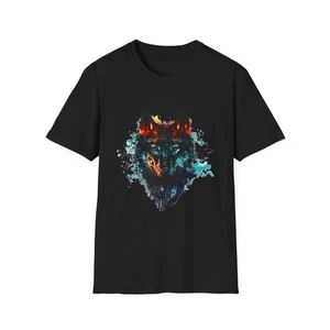 Camiseta Lobo Gráfica Unisex Estilo Suave - Estilo Boho, Regalo Amante de los Animales, [...] - Imagen 1 de 66