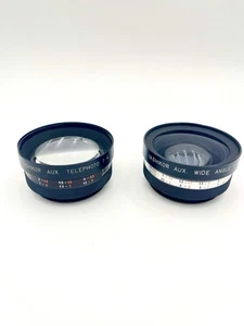 Yashica Yashikor Aux Telephoto and Wide Angle 1:4 Lens Set w/ Case and Finder - Picture 1 of 8
