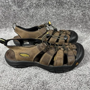 Keen Newport H2 Shoes Mens 11.5 Brown Leather Outdoor Hiking Water Sandals - Picture 1 of 9