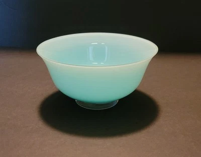 Tigela de vidro Vetri Murano água-marinha marcada - Imagem 1 de 4