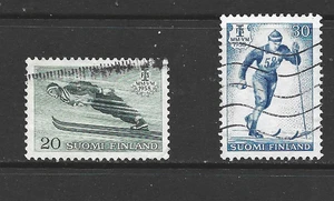 FINLAND - 1958 International championships in skiing in Lahti -  USED SET - Bild 1 von 1