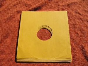 10x Gold Kraft Paper 10" RECORD SLEEVES 78 RPM Jazz Blues Opera Classical inch - Picture 1 of 4