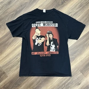 City Morgue Rolling Loud Tour Merch Band Shirt Double Sided Graphic Men's L Rare - Picture 1 of 3