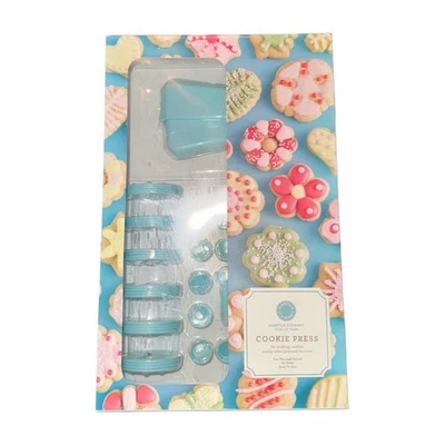 Prensa de galletas colección Martha Stewart 24 discos barril transparente nuevo en caja Foto 1 de 4