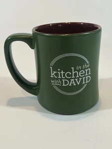 In the Kitchen with David  Mug Green Brown QVC Ceramic - Bild 1 von 6