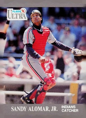 1991 Ultra #105 Sandy Alomar, Jr. Cleveland Indians - Image 1 of 2