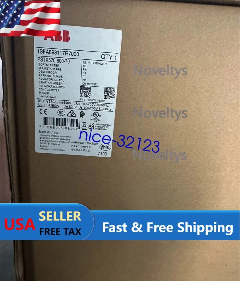 PSTX570-600-70 ABB PSTX570-600-70 soft starter Brand new - Image 1 of 1