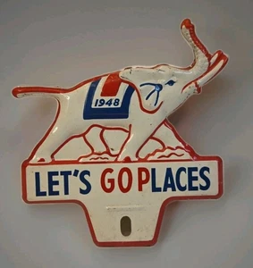 Topper Targa Elefante 1948 "Andiamo Luoghi"Presidenziale  - Foto 1 di 6