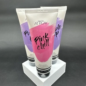 3 Mary Kay Body Lotion Pink Chill & Purple Pop At Play Limited Edition Cream NEW - Picture 1 of 3