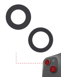 100 Sets Back Camera Glass Lens Rings for iPhone 13 - 2 Sets per Pack, New - Picture 1 of 1