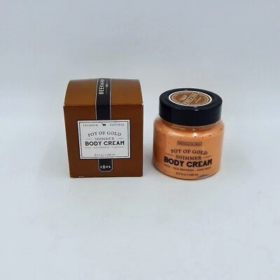 Beekman 1802 POT of GOLD SHIMMER Whipped Body Cream 8 oz NEW SEALED - Image 1 of 4