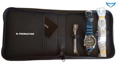 Orologio subacqueo Citizen Promaster Marine NY0040-17LEM 20 bar blu set orologio NY0040 nuovo - Immagine 1 di 4