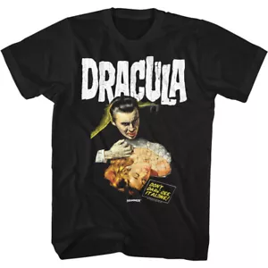Hammer Horror Productions Drácula Película Don't Dare See It Alone Camiseta de hombre - Imagen 1 de 3