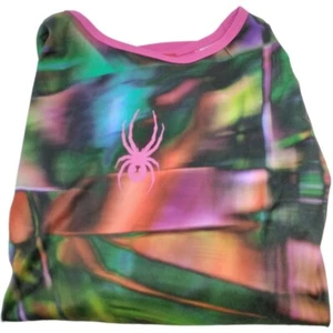 Spyder Shirt Lively Tech Long Sleeve T-Shirt Base Layer Girl Large Pink, Multi - Picture 1 of 3