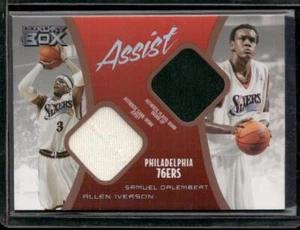 2004-05 Topps Luxury Box #AS-ID Allen Iverson Dalembert Assist doppia maglia #/200 - Foto 1 di 2