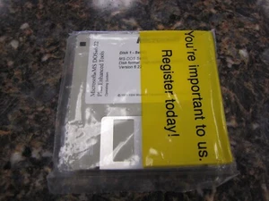 Vintage Microsoft MS-DOS Version 6.22 3,5" Festplatten - Neu Versiegelt - LX20 - Bild 1 von 3