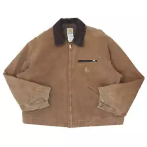 Mens Carhartt J97 BRN Blanket Lined Detroit Jacket - Picture 1 of 7