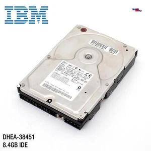 Ide Ata HDD IBM DHEA-38451 8.4GB 5400RPM Hard Drive Hard Disk P/N: 00K0394 - Picture 1 of 3